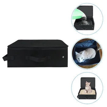 Дорожный Складной Ящик для мусора, Портативный Ящик для кошачьего туалета, Складной ящик для мусора