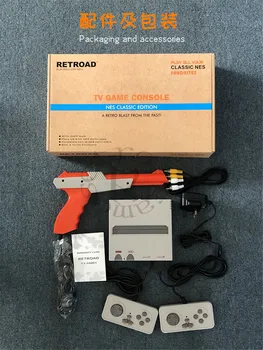 Игровая консоль RETROAD 8Bit Classic Edition для игрового картриджа 72P 60P Retro Family Video Game System Для стрельбы из пистолета Zapp по уткам