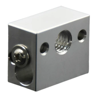Тепловой блок для 3D-принтера Ender3 S1 Hotend Высокотемпературный нагревательный блок из чистого алюминия 16x10x20 мм