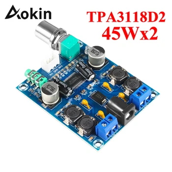 Aokin TPA3118D2 Плата Усилителя Amplificador Двухканальный Аудио Усилитель Плата 45 Вт * 2 для 4-8 Ом Усилителя динамика DIY