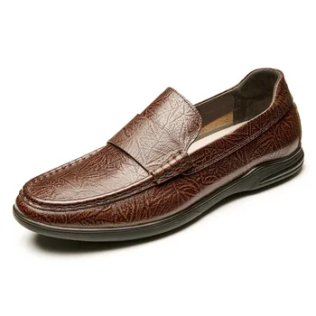 Мужская обувь для вождения, мужская дизайнерская обувь из воловьей кожи, Высококачественная обувь из натуральной кожи, летние Весенние мужские модельные туфли, лоферы
