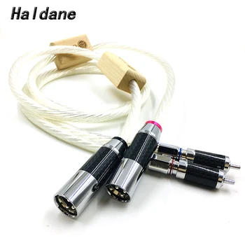 Балансный кабель Haldane HIFI с родиевым покрытием от RCA до XLR Кабель Odin 2 от 2 штекеров RCA до 2 штекеров XLR Сбалансированный соединительный шнур