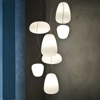 Креативная Молочно-белая стеклянная лампа Foscarini Rituals, Подвесная лампа Для кухни, гостиной, домашнего декора, Подвесной светильник для Обеденного стола