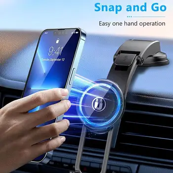 Новый универсальный автомобильный держатель для телефона на присоске 360 °, лобовое стекло, приборная панель автомобиля, кронштейн для мобильного телефона для 4,0-6 дюймовых смартфонов L7M8