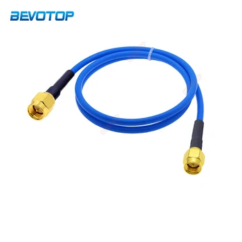 Штекерный разъем RG-402 SMA от Мужчины к мужчине SMA Синий Полужесткий RG402 RF Коаксиальный кабель Высокочастотный Тестовый кабель 50 Ом 10 См-20 см