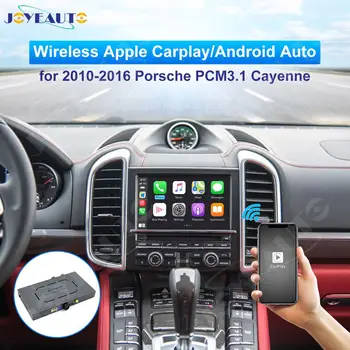 JOYEAUTO Беспроводной комплект дооснащения Apple CarPlay Android Auto для 2010-2016 Porsche Cayenne 958 957 GTS PCM3.1 Car Play Зеркальная ссылка