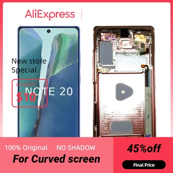Новый Плюс Цена Папки Экран мобильного телефона Galaxy Lcd для Samsung Note 20 Ultra