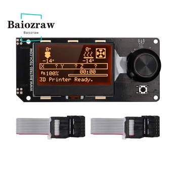 Baiozraw BTT Mini 12864 V1.0 Экран дисплея ЖК-дисплей для Voron 2,4 SKR 1,3 SKR Pro SKR 1,4 MKS BTT Mini 12864 V1