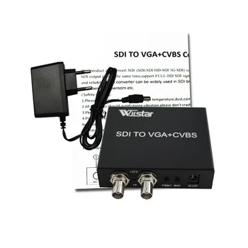 SDI-конвертер VGA CVBS/AV SDI Поддержка 1080P для монитора/камеры/дисплея Бесплатная доставка