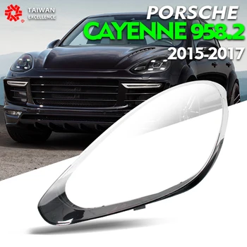 Для Porsche Cayenne 2015 2016 2017 Стекло фары, абажур для фары, прозрачный абажур из оргстекла, замена оригинального объектива