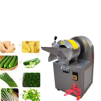 Многофункциональная автоматическая овощерезка, коммерческая машина для нарезки моркови и имбиря