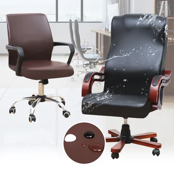 Водонепроницаемый чехол для игрового кресла-Чехол из искусственной кожи для офисных и компьютерных кресел, чехлы для подлокотников сидений