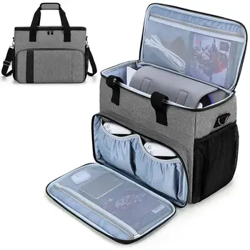 Сумка для игровой консоли для контроллера PS 5, дорожный чехол для переноски, Рюкзак для хранения, Жесткая защитная сумочка с несколькими карманами