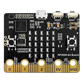 Для платы разработки Raspberry Pi RP2040 Micro: Совместимый размер бита и порта Mini Bit Pico Board