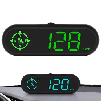Автомобильный Головной дисплей Удобный Автомобильный Универсальный Скоростной компас с дисплеем высокой четкости Маленький и изысканный HUD Цифровые датчики
