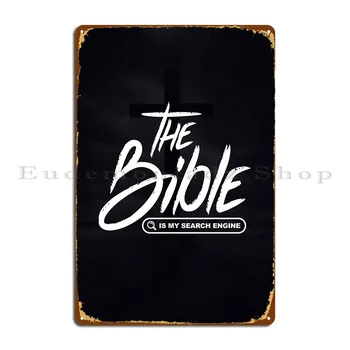 Металлическая табличка с изображением Библии христианства, плакат для вечеринки в кино, пещера, персонализированная настенная табличка, жестяной знак, плакат