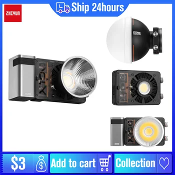 Zhiyun MOLUS X100 Светодиодный светильник для видеосъемки, Заполняющий светильник для Фотостудии, Видео YouTube/Съемки на открытом воздухе