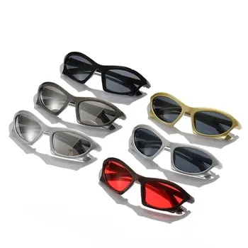 Модные Женские Мужские панк-оттенки для Вождения, Спортивные Солнцезащитные Очки, Солнцезащитные очки