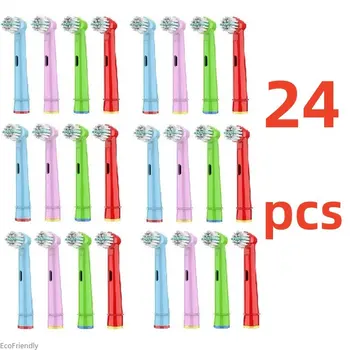 Сменные насадки для детских зубных щеток для 24 шт. Электрическая зубная щетка oral-B Подходит для advance Power/3D Excel/triumph/Pro