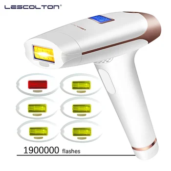 Лазерный Эпилятор Lescolton IPL 1300000 Вспышек T009i для Бритья и Удаления волос Постоянное Домашнее Оборудование Дропшиппинг Фотоэпилятор