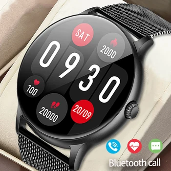 2023 Новые Спортивные смарт-часы Для Мужчин, Мониторинг сердечного ритма, кислорода в крови, вызов Bluetooth, 1,28 Дюйма, IP67, Водонепроницаемые Женские смарт-часы
