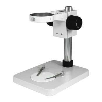 Профессиональный стереомикроскоп, кронштейн, держатель, Универсальный металлический настольный микроскоп с регулируемым фокусным расстоянием 76 мм