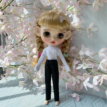 Комплект одежды для куклы Blyth DS, свитер с футболкой для тела, крутая одежда для кукол NEO BJD