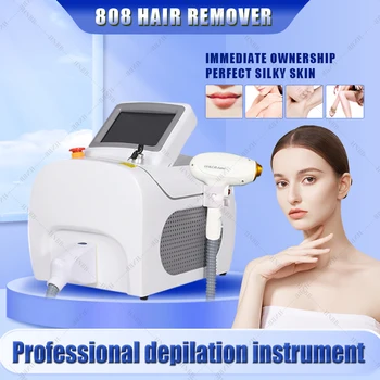 Портативная лазерная машина для удаления волос 808 нм/808 Диодная лазерная машина для удаления волос для мужчин и женщин