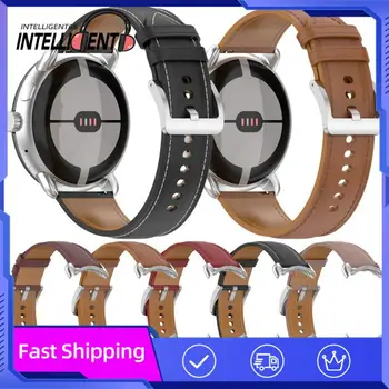 Влагостойкий кожаный ремешок Сменный ремешок для часов, кожаный водонепроницаемый ремешок для часов, браслет для Google Pixel Watch