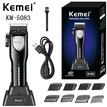 KM-5083 Профессиональный Набор для Стрижки волос и бороды, набор для стрижки волос, Набор для бритья, Электрическая Бритва для мужчин