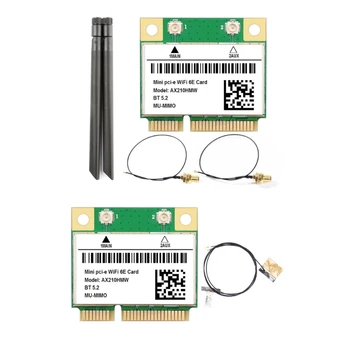 Адаптер Wi-Fi 5374M 6E mini PCI-E BT5.2 с трехдиапазонной беспроводной картой AX210HMW