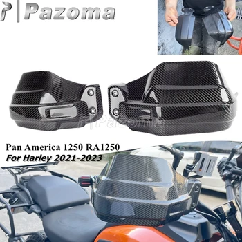 Для Harley Pan America 1250 RA1250S Handguard, ручки из углеродного волокна, Ветрозащитные накладки для рук, Аксессуары для защиты 21-23