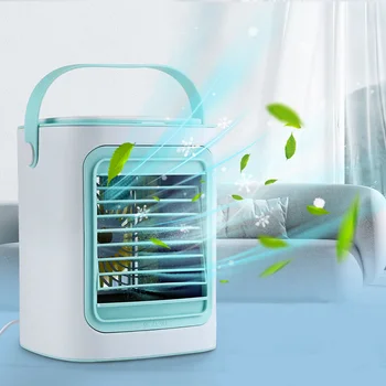 Распылительный Охладитель Бытовой Настольный Небольшой Вентилятор Водяного охлаждения USB Портативный Охладитель воздуха Наружный вентилятор увлажнения Офисное Охлаждение