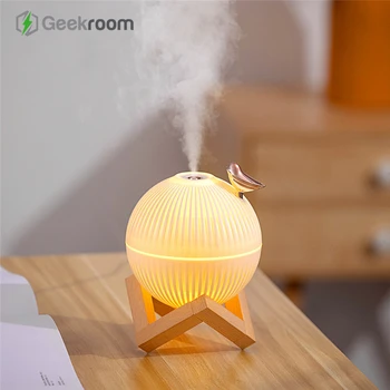 Geekroom 330 мл USB Ультразвуковой Увлажнитель воздуха для создания холодного Тумана со светодиодной лампой для дома, спальни, Мини-Аромадиффузор Humidificador