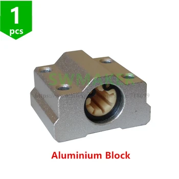 1шт 8 мм Полимерный подшипник SC8UU в алюминиевом Блоке RJ4JP-01-08 для 3D-принтера Reprap i3 Anet