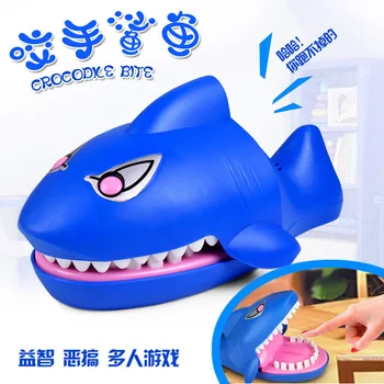 Большая акулья пасть, игра для укуса стоматолога, Забавная новинка, игрушка с кляпом во рту, для детей