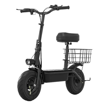 Компактный Электрический мотоцикл для взрослых, Велосипедный Портативный Литиевый аккумулятор из высокоуглеродистой стали, Складной, сейсмостойкий 250 Вт