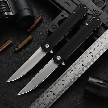 Складной Нож из стали G10 С ручкой D2, Карманный Нож, Производственный процесс с ЧПУ, Складной Нож, Тактический Нож, Охотничьи Ножи на открытом воздухе