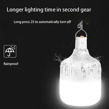 Портативные походные фонари ZK40, Перезаряжаемый светодиодный фонарь для кемпинга, Аварийная лампа, Мощное Освещение для палаток, фонарь для кемпинга