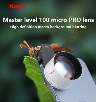 Макрообъектив для телефона Kase Pro для мобильного телефона Huawei Apple iPhone Xiaomi, объектив для макросъемки 40 мм-85 мм