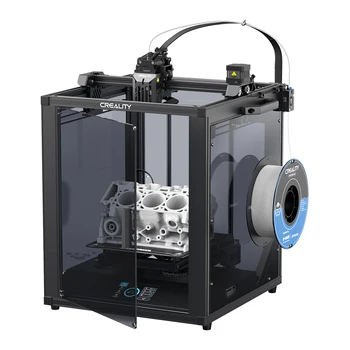 CREALITY Новый Комплект Обновления Акрилового корпуса Ender-5 S1 для 3D-принтера, Детали Полупрозрачного Черного Пылезащитного Шумоподавляющего Корпуса