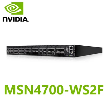 Коммутатор NVIDIA Mellanox MSN4700-WS2F Spectrum-3 400GbE 1U Open Ethernet с 32 портами Onyx QSFPDD, 2 блоками питания (AC) для процессора x86