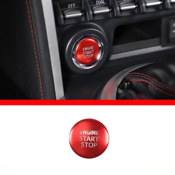 Для 2012-2020 Toyota 86/Subaru BRZ, автомобильный двигатель из нержавеющей стали, кнопка зажигания с одним ключом, наклейка, аксессуары для интерьера