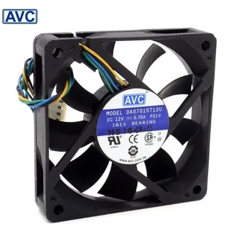  DE07015T12U DA07015T12U 7015 70 мм 12 В 0.7A вентилятор охлаждения процессора с ШИМ для AVC 70*70*15 мм для AVC