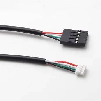 Экранированный USB-кабель для передачи данных от Dupont 2.54-4P до MX1.25-4P.