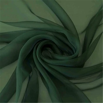 Шелковая Шифоновая ткань Юбка Ткань для Одежды Натуральный Шелк 100% Шелк 140 см Ширина Окрашенный чистый