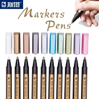 STASTA 10 шт. Красочная Металлическая Маркировочная ручка, ручка для рисования, Фотоальбом 