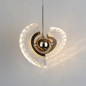 Скандинавские Акриловые подвесные светильники Современная светодиодная подвесная лампа для гостиной Net Red UFO Decoration Подвесная лампа