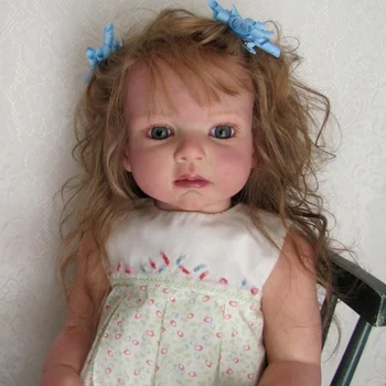 Возрожденный Комплект Кукол для малышей Leontyne 28 Дюймов Кукла для маленьких Девочек Неокрашенные Незаконченные Пустые Части Куклы Boneca Bebe Reborn Kit Согнутые Ножки