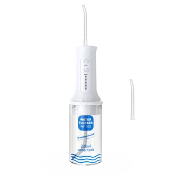 Портативный Флоссер для воды с 230 мл воды для бака IPX7, водонепроницаемый Высоковольтный импульсный ирригатор для полости рта для домашних путешествий